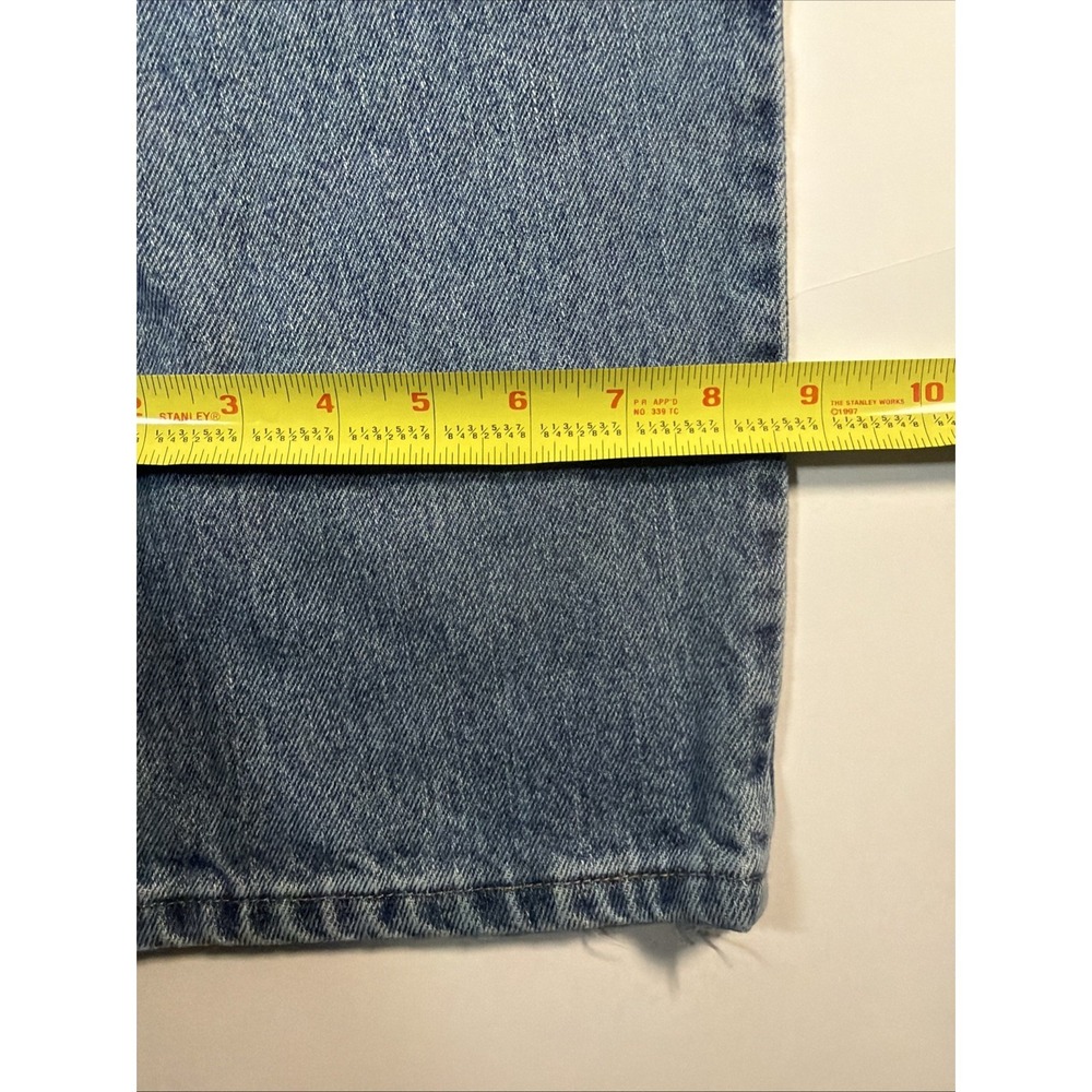 Wrangler Jeans Men's 34x29 Premium Quality Light Wash Straight Leg Workwear - Picture 14 of 14